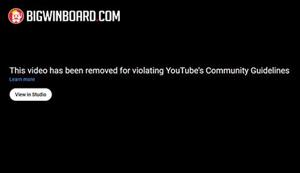 Bigwinboard affronta lo sciopero di YouTube: far luce sull'applicazione incoerente
